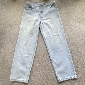 Levi's Vintage 90s 560 Loose Tapered Fit Jeans W38 L30 Men's Light Blue Denim